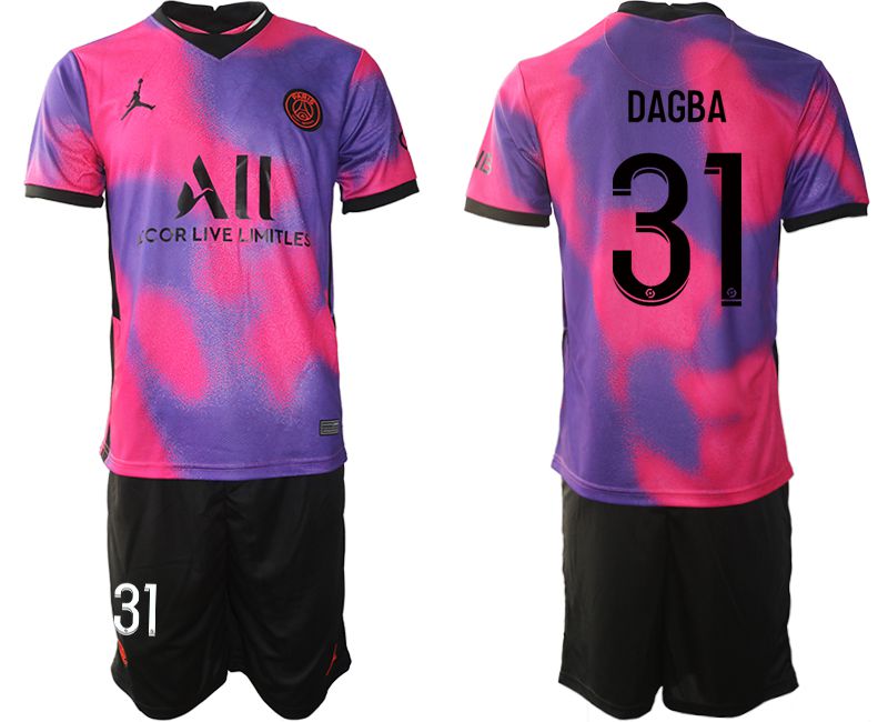 Men 2020-2021 Club Paris St German away purple #31 Soccer Jersey->paris st german jersey->Soccer Club Jersey